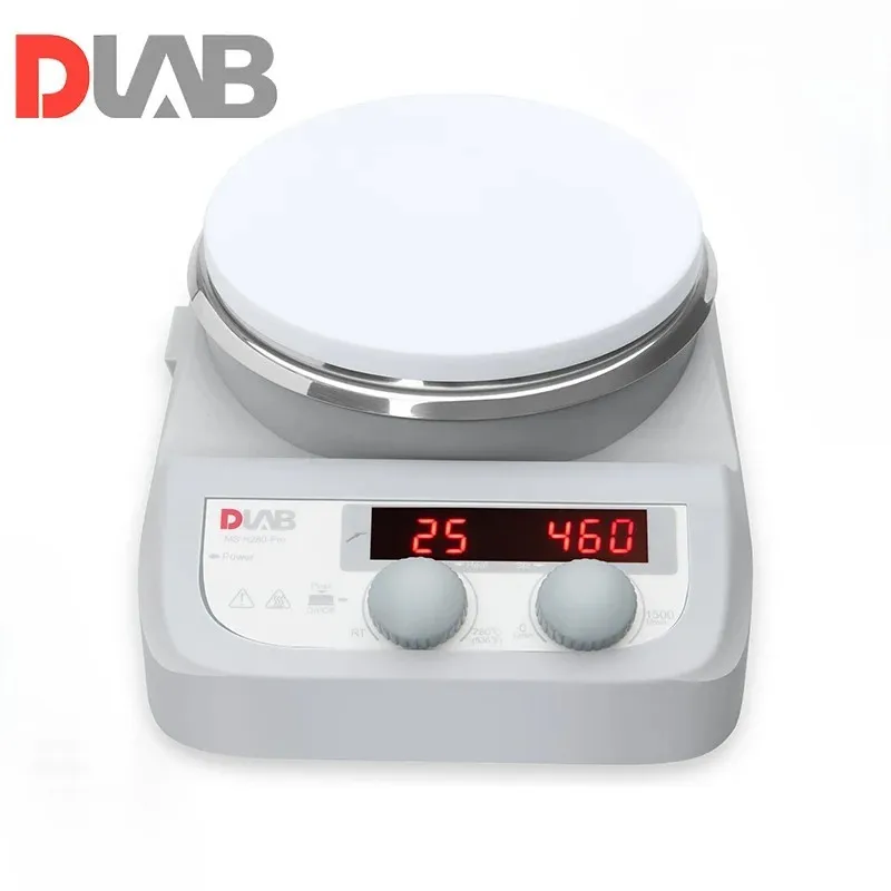 DLAB MS-H280-Pro Isıtıcılı Manyetik Karıştırıcı 200... 1.500 rpm / RT... 280 C / 3L / Sadece Cihaz