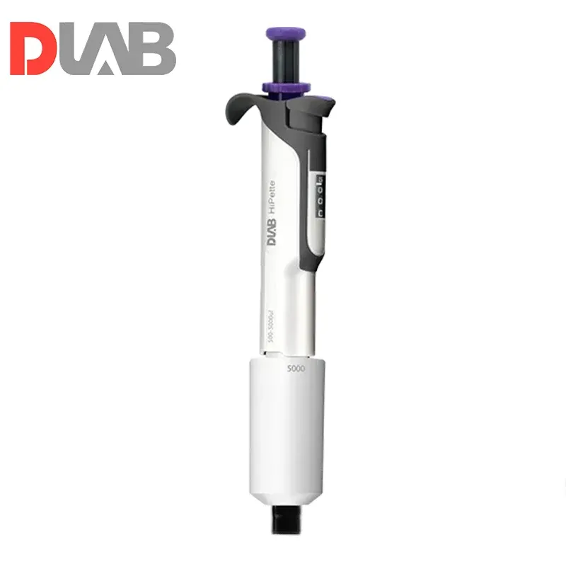 DLAB HiPette Colorful Fully 500-5000 μL Ayarlanabilir Otomatik Pipet