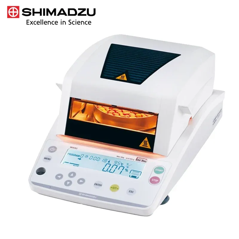 SHIMADZU MOC63u Nem Tayin Cihazı 60 gr / 1 mg / %0.01 / 50... 200 °C
