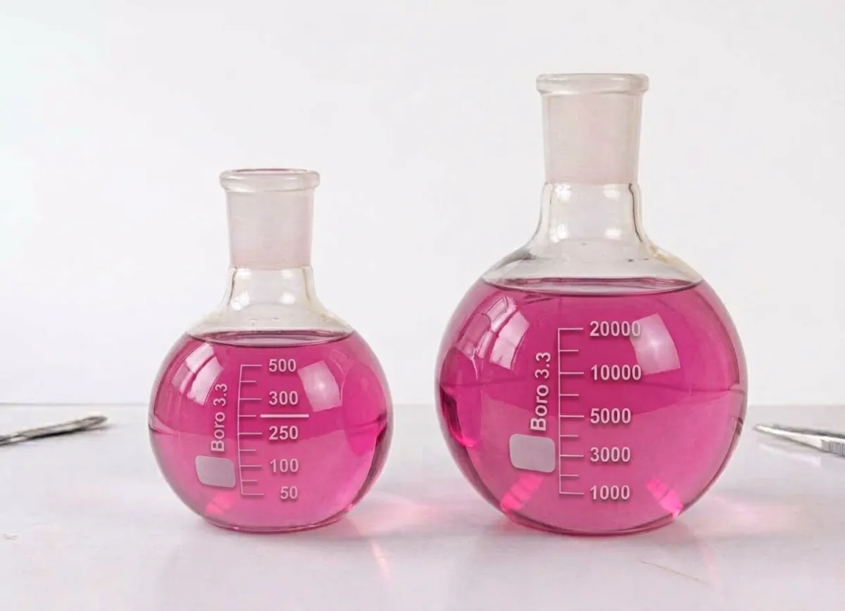 BORUCAM Dibi Düz Şilifli Balon 100 mL NS 14/23